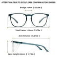 thumbnail image 2 of MANHUJI Safety Goggles Glasses Light Blocking Eyeglasses For Men Women With Fog (Blue,One Size), 2 of 2