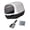 Black, variant on AOOOWER Enclosed Cats Litter Box with Removable Top to Maintain Freshness Easy Access