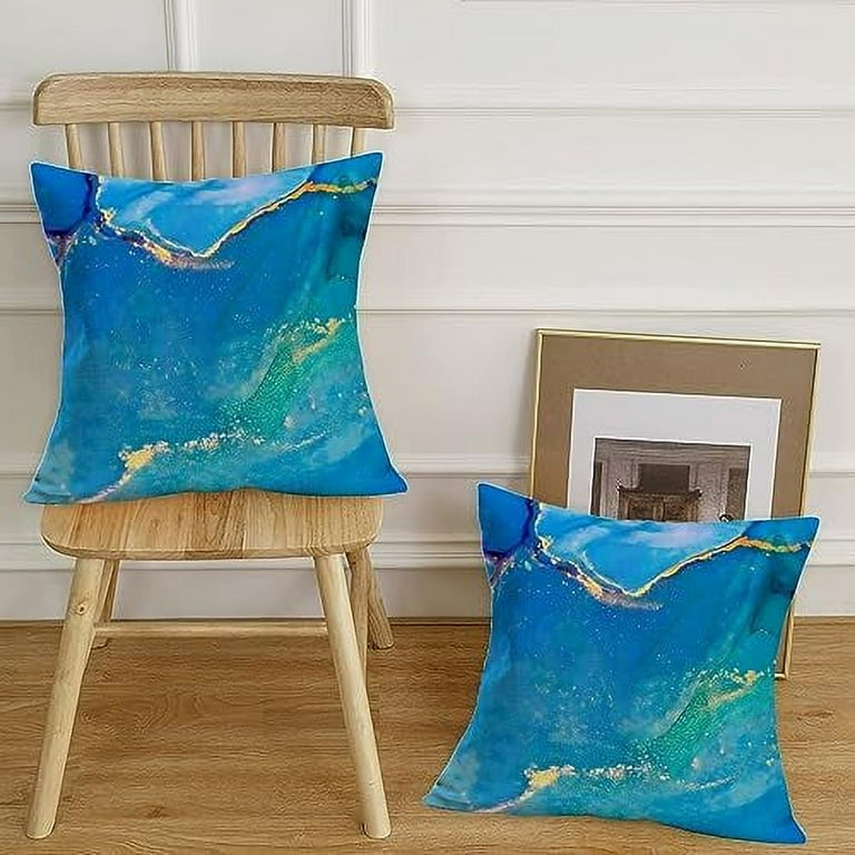 Cobalt blue top pillow covers