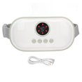 thumbnail image 2 of Coussin Chauffant Portable Sans Fil Ceinture Électrique Chauffage Rapide 3 Niveaux de Chaleur 2 Modes de Massage Coussin Chauffant pour le Dos et le Ventre Blanc, 2 of 5
