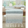 thumbnail image 3 of Fringed Stripe Table Runner, 3 of 3