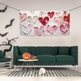 thumbnail image 2 of Lsque Textured Heart Abstract Art Pattern Party Banner, Festive Banner , Holiday Celebrations and Events for Carnival Birthday Party Festival Decorations-Medium, 2 of 8