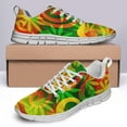 thumbnail image 4 of Marijuana Leaf Shoes for Men Women Casual Running Walking Tennis Sneakers Gifts for Marijuana Lover White Size 9.5, 4 of 5