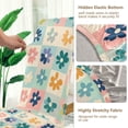 thumbnail image 5 of Yayeee 4 Pack Dining Chair Covers Stretch Parson Chairs Slipcovers Seat Protector, Green Floral, 5 of 6