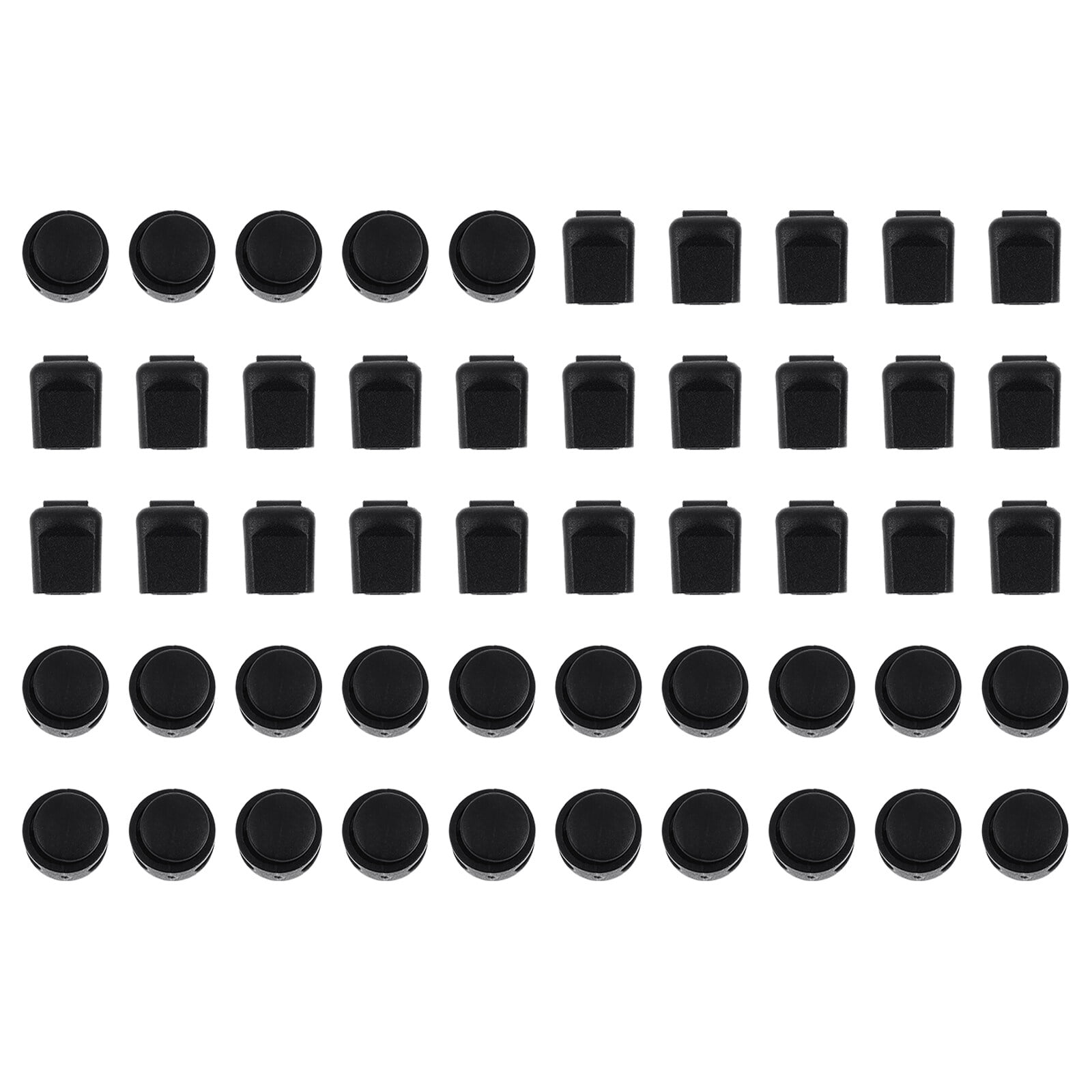 1 set of Shoelace Tail Clips Shoelace Lock Buckles Plastic Shoelace