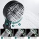 thumbnail image 3 of Cabezal de ducha de mano 3 modos Presión que aumenta el cabezal de ducha desmontable rociado lavable de una sola llave pulverizador de baño de parada verde Methold HA011773-01, 3 of 7
