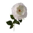 thumbnail image 1 of Ramo de rosas artificiales para centro de mesa, rosa realista hidratante Blanco, 1 of 9