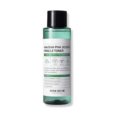 Some By Mi AHA BHA PHA 30 Days Miracle Toner - 5.07Oz, 150ml - Mild ...