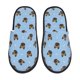 thumbnail image 1 of Fotbe french Bulldog Face Pantuflas Peludas para Mujer con Estampado, Zapatillas de Peluche, Zapatos de Invierno para Casa, Uso Interior y Exterior-Large, 1 of 8