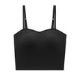thumbnail image 4 of Xixinqiwan No Boundaries Women Tops ,Women's Camisole with Built in Bras Spaghetti Straps Lightweight Breathable Sleeveless Tank Top Casual Wear, 4 of 4