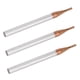 thumbnail image 2 of 3Pcs Milling Cutter 4 Flutes Tungsten Steel CNC End Mill Cutting Tool 1.5 x 50 x 4T, 2 of 5