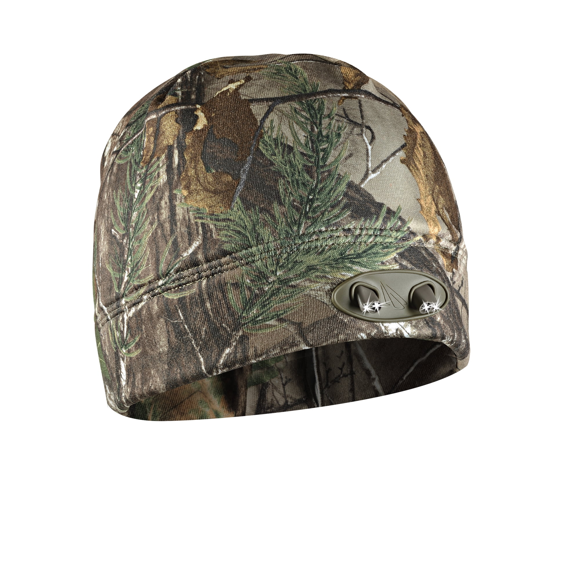 Panther Vision Powercap 4-LED Lighted Camo Beanie with Extra Cr2032 Battery Set, Realtree Xtra, Adult Unisex, Size: One size, Green