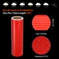 thumbnail image 3 of Unique Bargains Reflective Tape, 8' x 10 Ft Waterproof High Visibility Warning Safety Tape, Red, 3 of 6