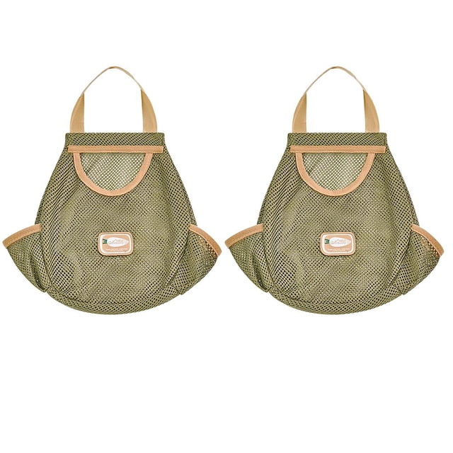 Yuarrent 2 uds. Bolsas de malla para colgar, bolsa de compras con cordón, bolsa de hombro de red con asa larga para comestibles, bolsa de almacenamiento Almacenamiento y organización del hogar Yuarrent HA022439-00