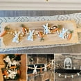 thumbnail image 4 of IKOMMI Easter Bunny Carrot Garland, Spring Easter Decoration Stuffed Rabbit Plaited Carrot Wooden Beads Banner Hanging Decorations for Fireplace Room Wall Farmhouse Easter Party Pendant, 4 of 9