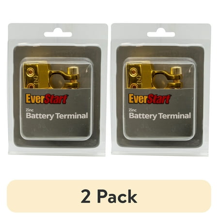 (2 pack) EverStart Automotive 12oz Battery Terminal Zinc for 4 & 8 Gauge Cables