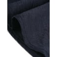 thumbnail image 7 of INSPIRE CHIC Women's Wear to Work Notched Lapel V Neck Elastic Waist Shirt Dress with Pockets S Navy Blue, 7 of 7