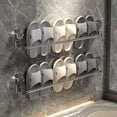 thumbnail image 5 of 50-100cm Suction Cup Adjustable Towel Rack, Economical Self Stick Bathroom Towel Holders, Towel Rod Size from 19 Inch to 39 Inch Single Rack Hanger for Kitchen(White), 5 of 10