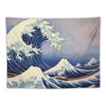 thumbnail image 5 of PRATYUS  Great Wave Tapestry for Bedroom Wall Hanging Art Large Wall Decor with Hemmed Edges, Ocean Wall Blanket Home Decor for Bedroom College Dorm, The Great Wave Off Kanagawa 60x50inch, 5 of 6