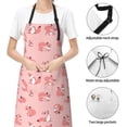 thumbnail image 4 of Kdxio Fox Apron with Pockets Adjustable Kitchen Aprons for Men Women Waterproof Aprons for Cooking,Drawing,Crafting, Baking Household Cleaning, 4 of 8