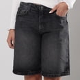 thumbnail image 2 of Bermuda Negra Con Bolsillos Para Mujer, 2 of 4