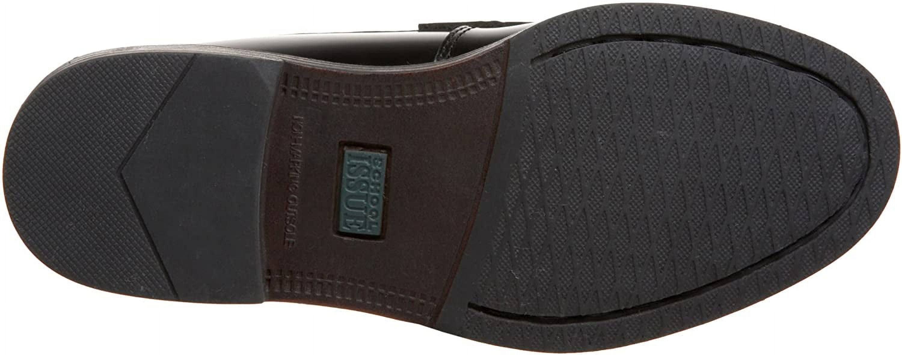 School Issue Children's Simon Black Leather Penny Loafers for Little and Big Boys Size 13.5M
