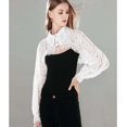 thumbnail image 3 of KuKuzhu Detachable Dickey Collar Blouse False Collar Half Shirt Long Sleeve Cropped Crop Tops, 3 of 8