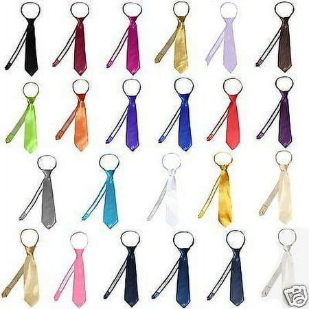 23 color choice satin zipper tie formal tuxedo Vest suits S-4T 5-7 8-14 16-20