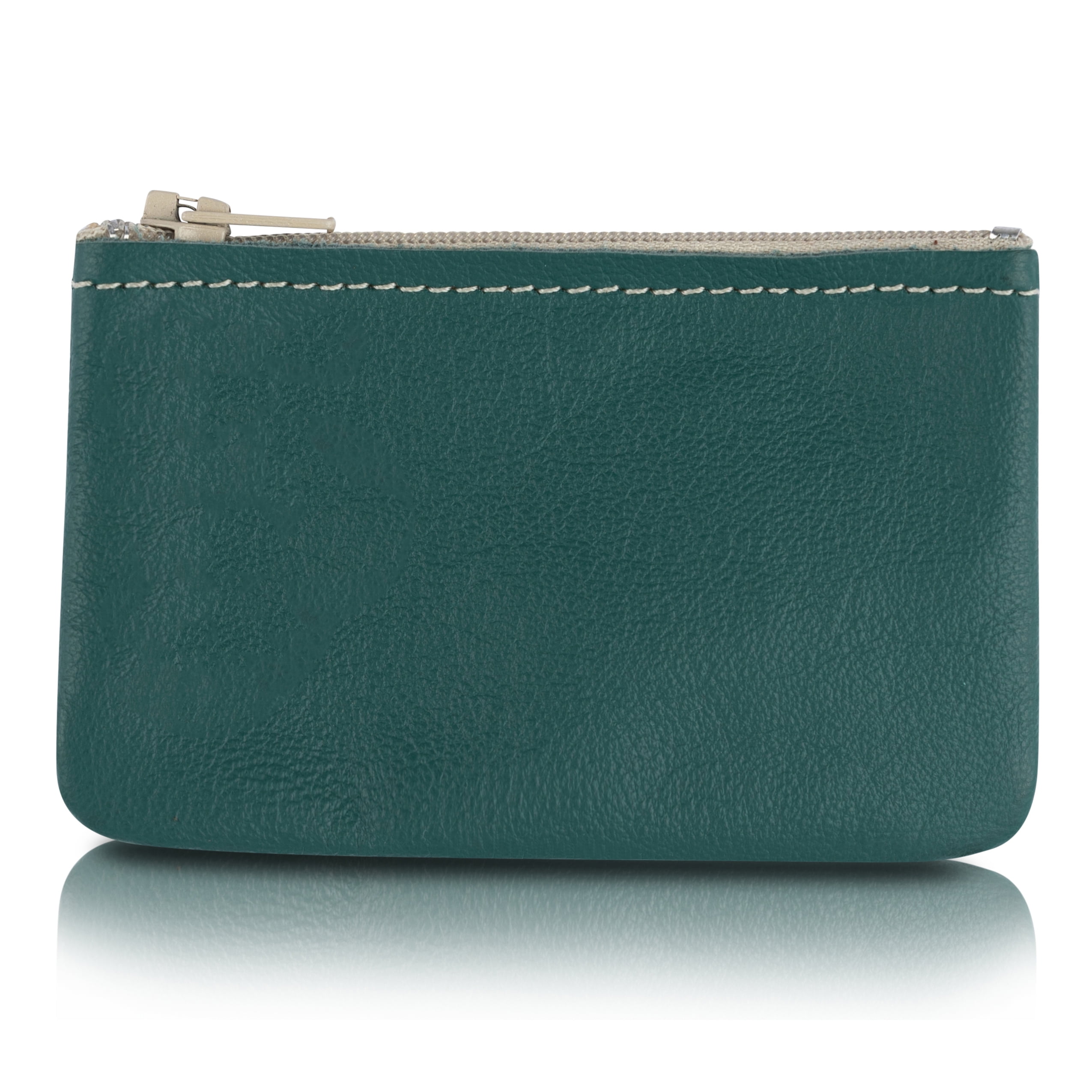 Zippered Coin Pouch, Change holder For Men/Woman made with Genuine