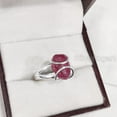 thumbnail image 5 of Natural Ruby Ring, Rough Ruby Gemstone Ring, July Birthstone, Wire Band, 925 Sterling Silver, Womens Ring, Christmas, Thanksgiving, Handmade, Statement Jewelry, Raw Gemstone Jewelry, 5 of 6