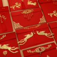 thumbnail image 3 of Sobre rojo satinado de diez mil yuanes, bolsa de sobre rojo, bolsa de tela de sobre rojo grande creativa personalizada para bodas, 3 of 6