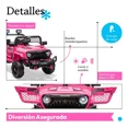 thumbnail image 5 of The Baby Shop Carro Montable Eléctrico Camioneta Rosa Niño Control Tek-799, 5 of 5