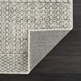 thumbnail image 5 of Hauteloom Marash Collection Raya - Moroccan Farmhouse Living Room Bedroom Area Rug - Geometric Southwestern Tribal Style Carpet - Boho Aztec Look - Beige, Gray, Dark Gray 5'3" x 7'3", 5 of 7