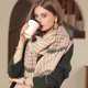 thumbnail image 3 of Bufanda de invierno a cuadros para mujer, chal de tartán cálido y acogedor, bufandas de invierno de gran tamaño para mujer, 3 of 6