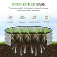 thumbnail image 2 of BPS Galvanized Metal Raised Garden Bed Kit, 2.5FT Round Outdoor Planter Boxes for Vegetables Flowers, Silver, 2 of 7