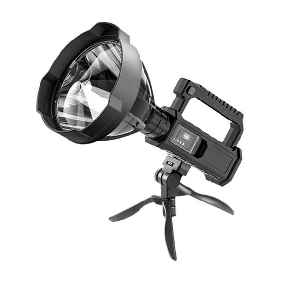 DHliIQQ Super Power Flashlight Super Bright LED Handheld Work Light with Stand