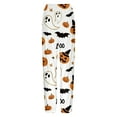 thumbnail image 4 of MuXi Halloween Clothes For Women Casual Pants High Waist Drawstring Joggers Sweatpants With Pockets Halloween Print Relaxed Fit For Autumn Winter Everyday Wear (Orange,XL), 4 of 5