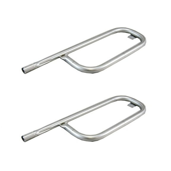 2 Weber Q100, Q120 Gas Grill Tube Burner 17" Stainless Steel Q1200
