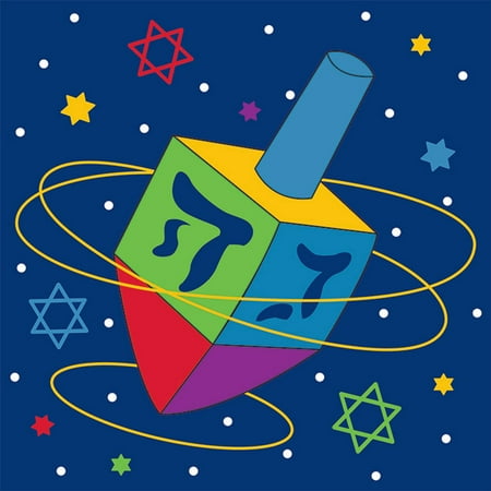 Hanukkah Festivities Napkins, 16-Pack