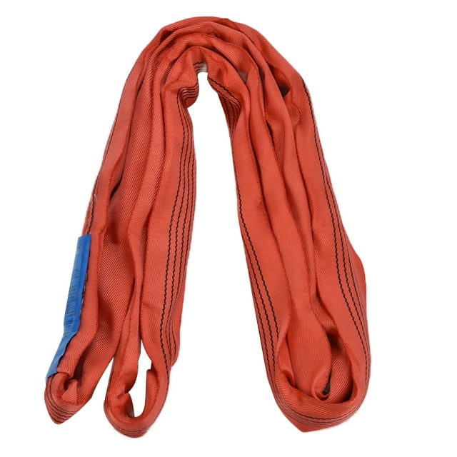 Crane Lifting Strap,5T Round Lifting Sling Lifting Straps Loop Lift Sling Enhanced Durability