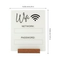 thumbnail image 2 of LEORX Magnetic Wifi Password Sign for Office 1Pcs, 2 of 5