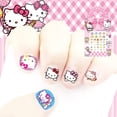 thumbnail image 4 of Pegatinas de Hello Kitty Sanrio para uñas, calcomanías de dibujos animados, arte de uñas, Kuromi, Cinnamoroll, accesorios de Navidad, 5 uds., 4 of 4
