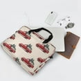 thumbnail image 5 of 16" Laptop Briefcase for Work Travel Laptop Shoulder Bag Carrying Handbag Laptop Case Red Truck with Presents, 5 of 8