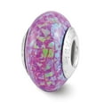 thumbnail image 1 of Fancy Bead White Sterling Silver Mosaic Opal, Lab Created Phenomena 14.55 mm 8.18, 1 of 3