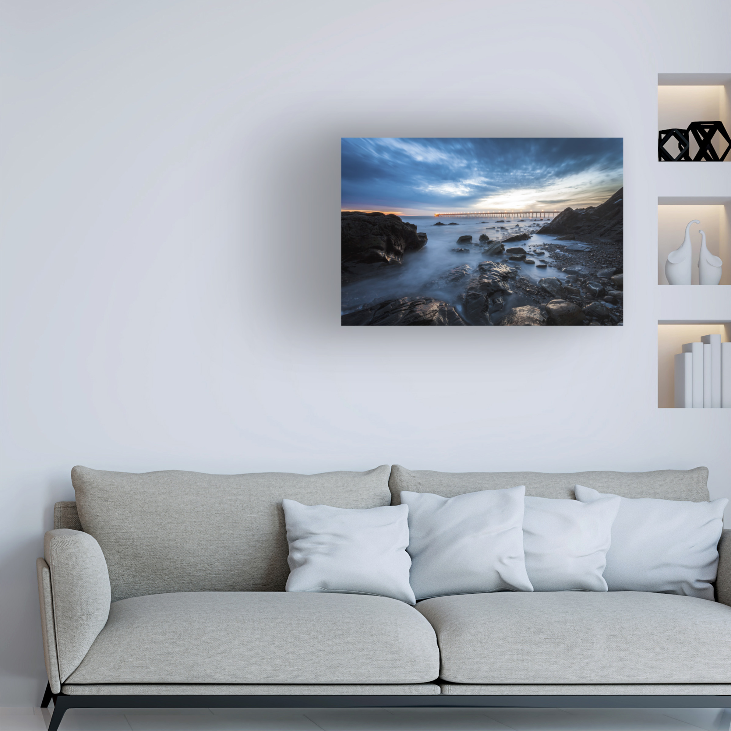 Chris Moyer 'Bacara Twilight' Canvas Art
