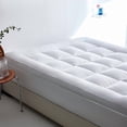 thumbnail image 2 of VENTORA Fitted Pillow‑Top Mattress Topper, Quilted Down‑Alternative Mattress Pad Cover With 18‑Inch Deep Pocket, Box‑Stitched Breathable, 2 of 8