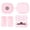 Pink, variant on IFRINID TPU Protective Case for Beats Powerbeats Fit, Shock Resistant Earbud Charging Case Cover with Full Body Protection for Beats Powerbeats Fit