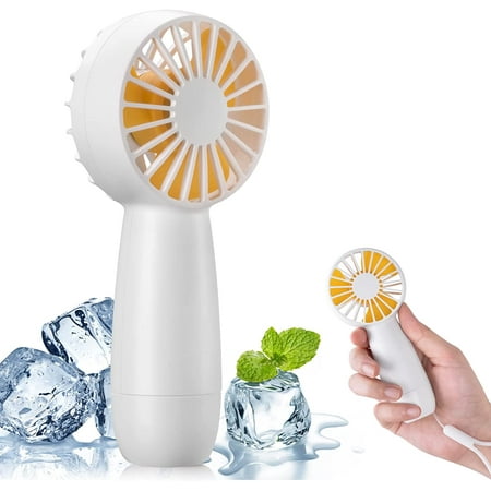 

Handheld Fan Portable Mini Hand Held Fan with USB Rechargeable Battery Personal Desk Table Fan