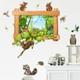 thumbnail image 5 of Lilixerw Woodland Animal Wall Stickers,Jungle Forest Animal Wall Decals,Cute Safari Wall Stickers,for Nursery,Classroom,Playroom,Bedroom, 5 of 8