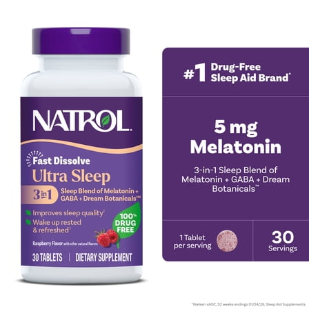 Visual Reference: Natrol Sleep Calm Melatonin L Theanine Botanical Blend 60 Gummies